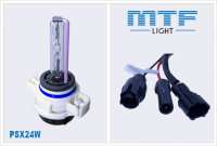 Комплект ксенона MTF Slim 25W PSX24W (5000К)