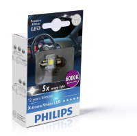 Автомобильные внутрисалонные светодиоды Philips Xtreme Vision Festoon LED 6000K 129416000KX1