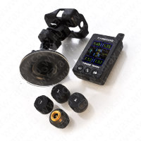 Система контроля давления и температуры в шинах Carax TPMS CRX-1042(4 внешниx датчика)