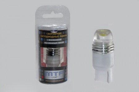 Автомобильные светодиоды MTF Light W21W (W3х16d) с линзой