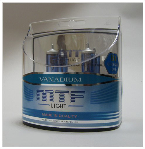 Галогенные лампы MTF Light VANADIUM (5000K) H27(881) 12v 27w
